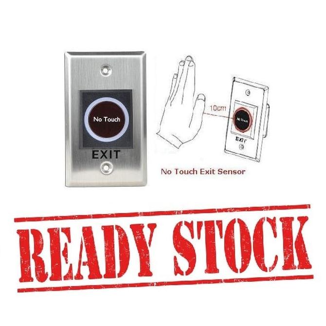 Exit button no touch / push button no touch / exit button touchless