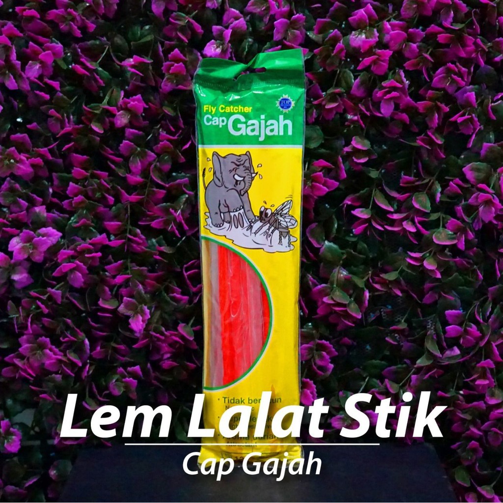 Jual Lem Lalat Stik Cap Gajah Isi 12 Stik Lem Perangkap Lalat Penangkap Shopee Indonesia