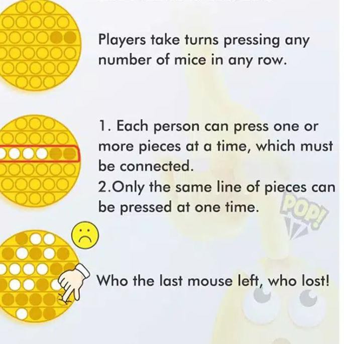 ☏ Mainan Pop It Unicorn Among US Bulat Warna Pelangi popit Fidget Hand Spinner Menghilangkan Stress