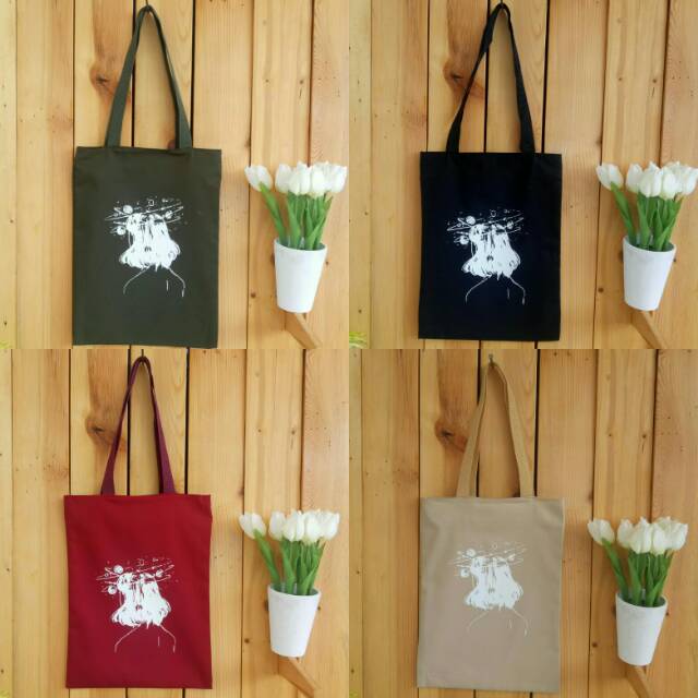 TOTEBAG WANITA GALAXY (BISA COD) ADA RESLETING bahan drill halus