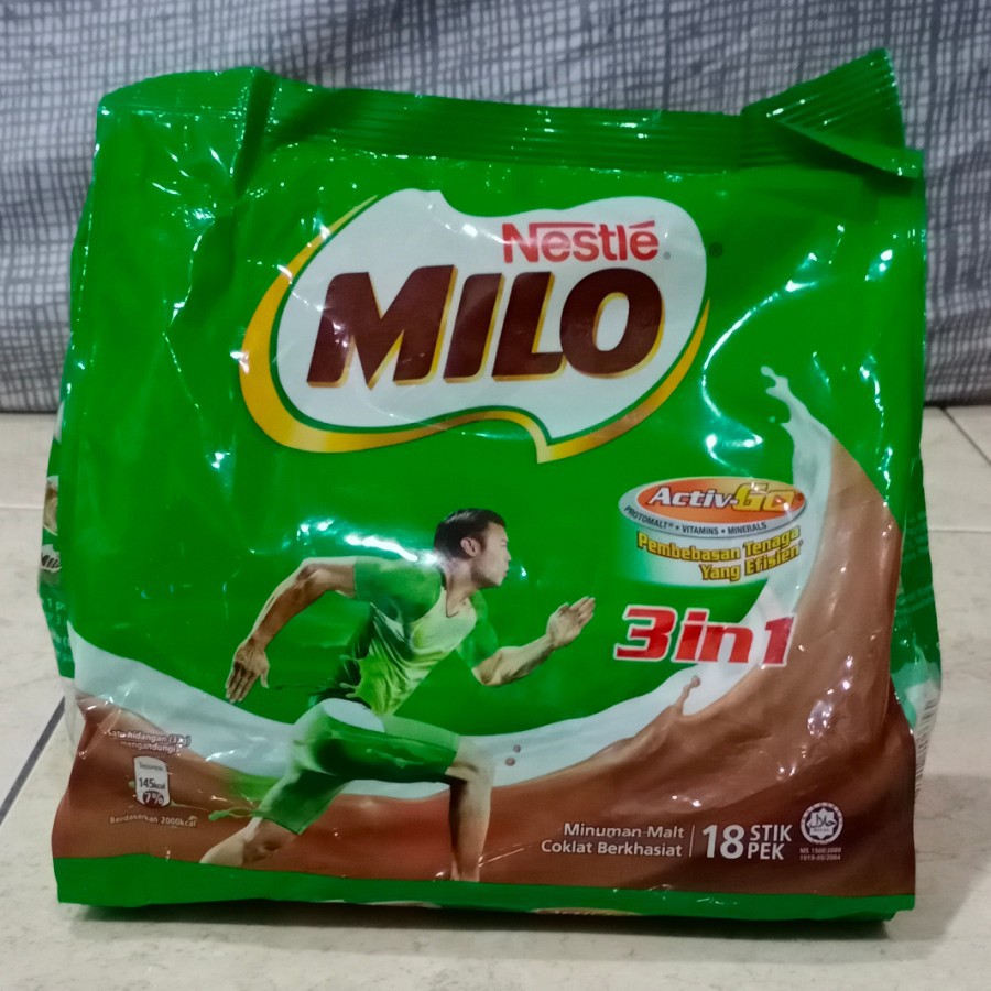 NESTLE MILO 3 in 1 ACTIV-GO MALAYSIA 18+3 STICK