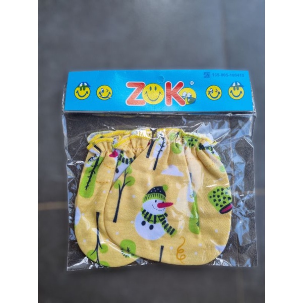 1 Set Sarung Tangan Bayi Sarung Kaki Bayi Unisex Bahan Katun Y-Lin