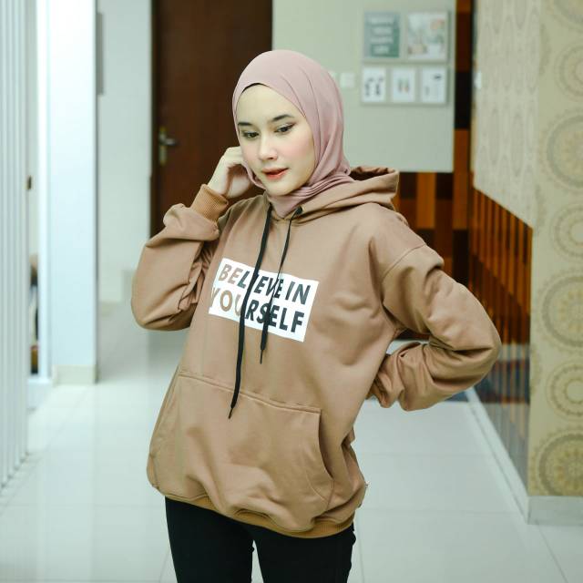 HOODIE UNISEX BELIEVE IN YOUR SELF - ATASAN KEKINIAN TERLARIS