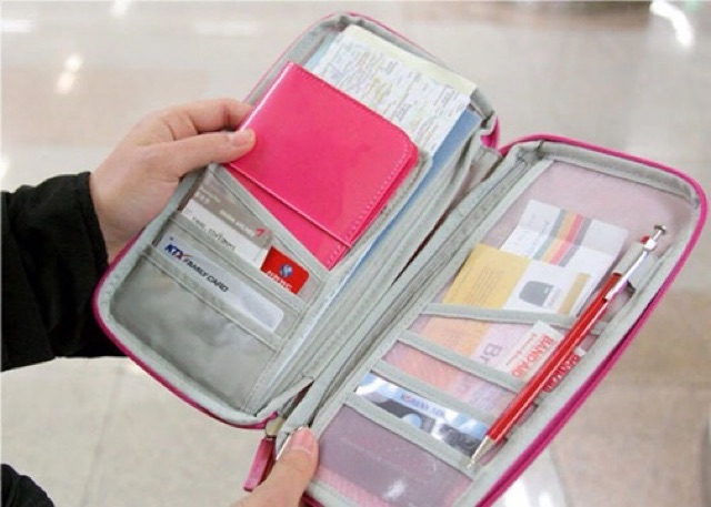 IMPORT Passport Holder organizer bag