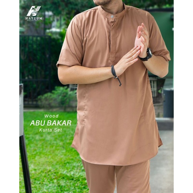 Kurta Dan Sirwal Abu Bakar by Hayzum ( Kurta 150rb dan Celana 150rb Di Jual TERPISAH )