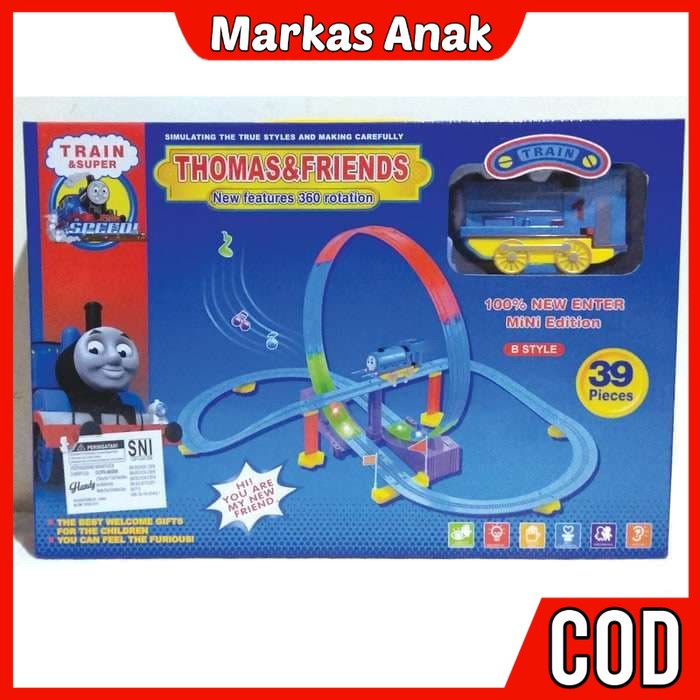 Mainan Anak Anak Umur 3 4 5 6 Tahun jalur Seluncur Seluncuran Perosotan Mobil Mobilan Kereta Api Tom