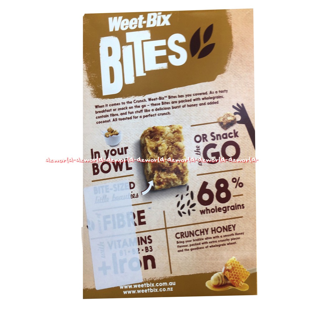 Weet Bix Bites Cruncku Hone 68% Sereal Weet Bix 510gr Sereal Sarapan