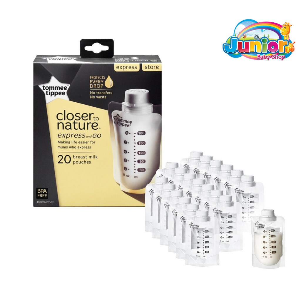 Tommee Tippee CTN 20pcs Breast Milk Pouches BMM