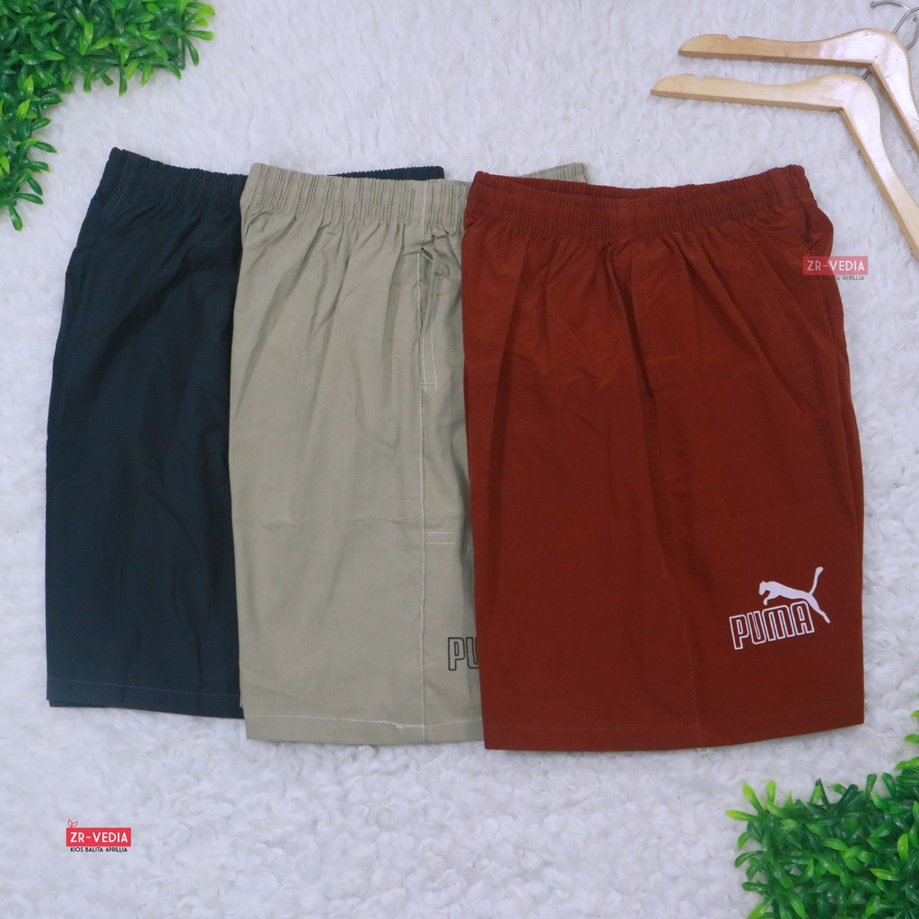 Celana Pendek Dewasa Polos Fit to L / Training Santai Olahraga Fitness Boxer Pria Sport Pants Laki