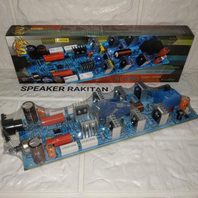 Kit Driver supper power amplifier JBL-6293 .2500watt mono .