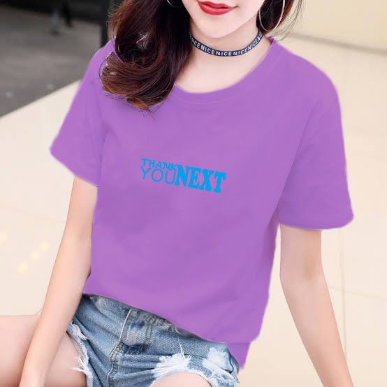 YOURSTYLE1119 - KAOS THANK YOU NEXT BAJU KAOS WANITA DISTRO UNISEX OVERSIZE JUMBO KEKINIAN TERLARIS