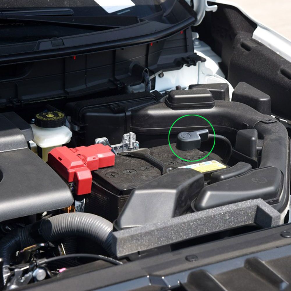Cover Terminal Baterai Mobil Bahan ABS Untuk Nissan X-Trail XTrail Rogue T31 T32 2007-2018