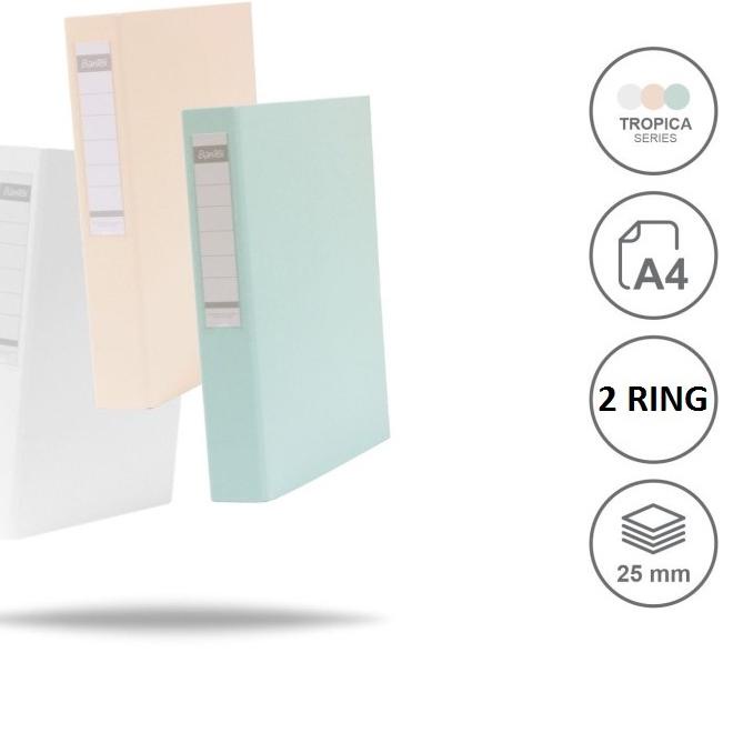

국 Bantex Binder A4 2 Ring Warna Pastel Promo