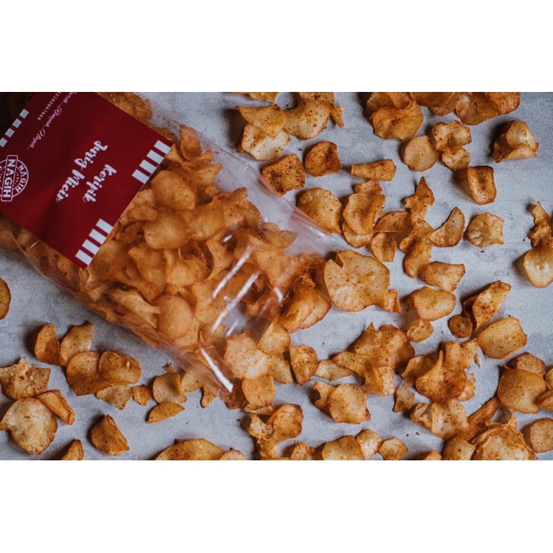 

Keripik jurig micin EXTRA PEDAS