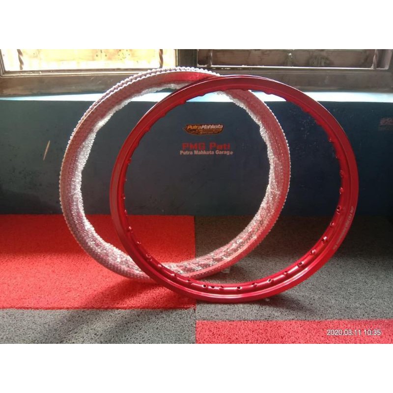 ready velg jinfei merah red 140 17 original thailand not v rossi comet tdr bebek matic