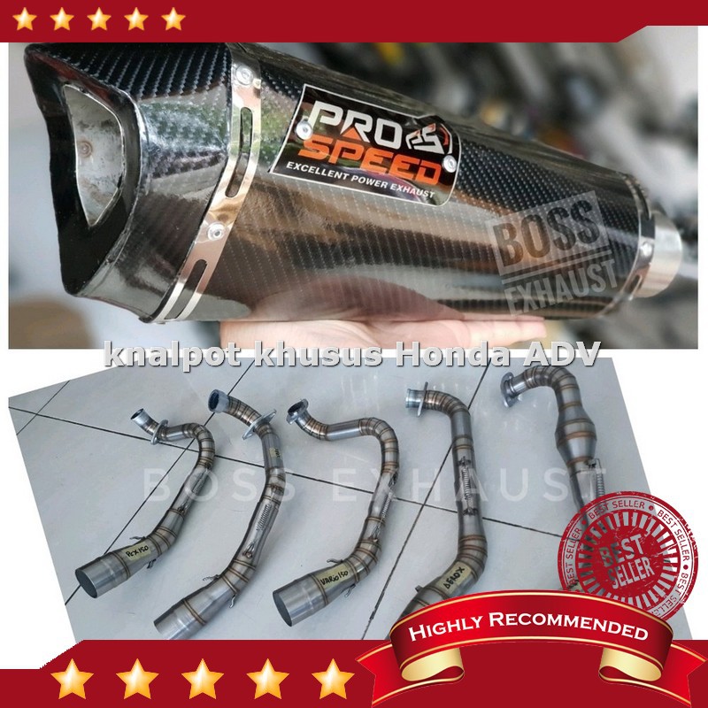 Termurah KNALPOT RACING PROSPEED ADV 150 PCX 150 VARIO 150 NMAX AEROX FULLSYSTEM