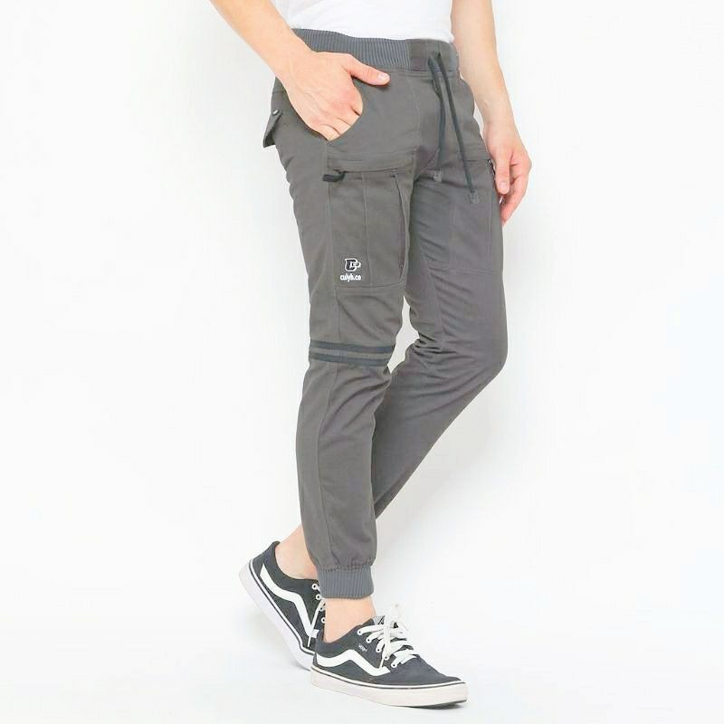 Jogger zipper jumbo original//joger pria terlaris//celana pria panjang