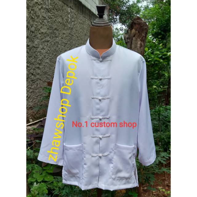 ( S-XL) CUSTOM BAJU IPMAN, BAJU KUNGFU, BAJU KOKO UNIK