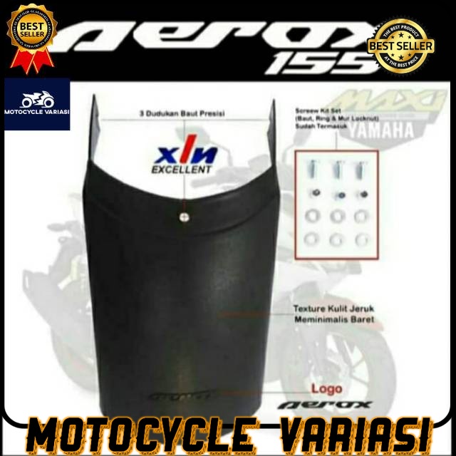 Mudflap Sambungan spakbor depan yamaha aerox 155