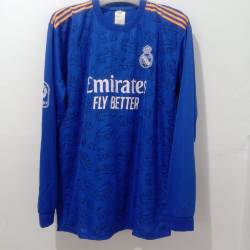 Jersey bola mu madrid psg munchen lengan panjang long sleeve size L