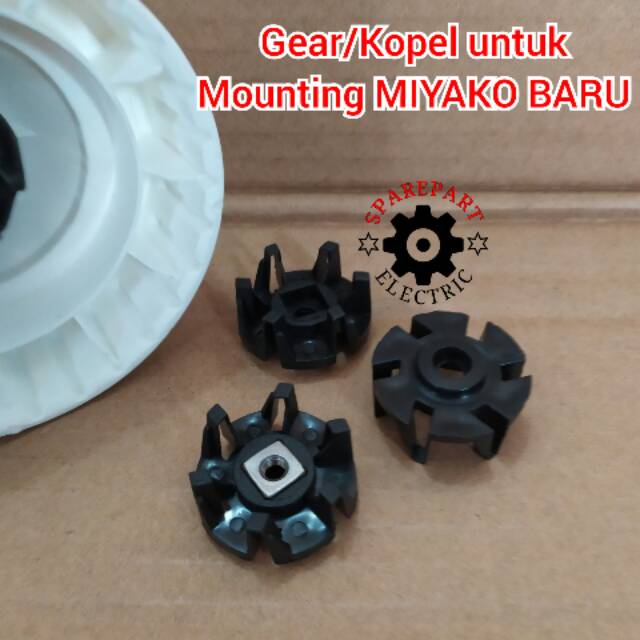 GEAR KOPEL BLENDER MIYAKO MODEL BARU GIGI PLASTIK 101 102 151 152