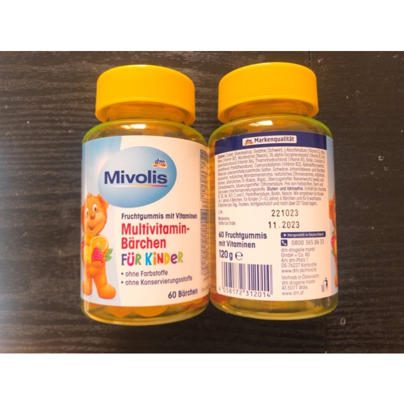 Multivitamin Anak Mivolis Fruits Gummy