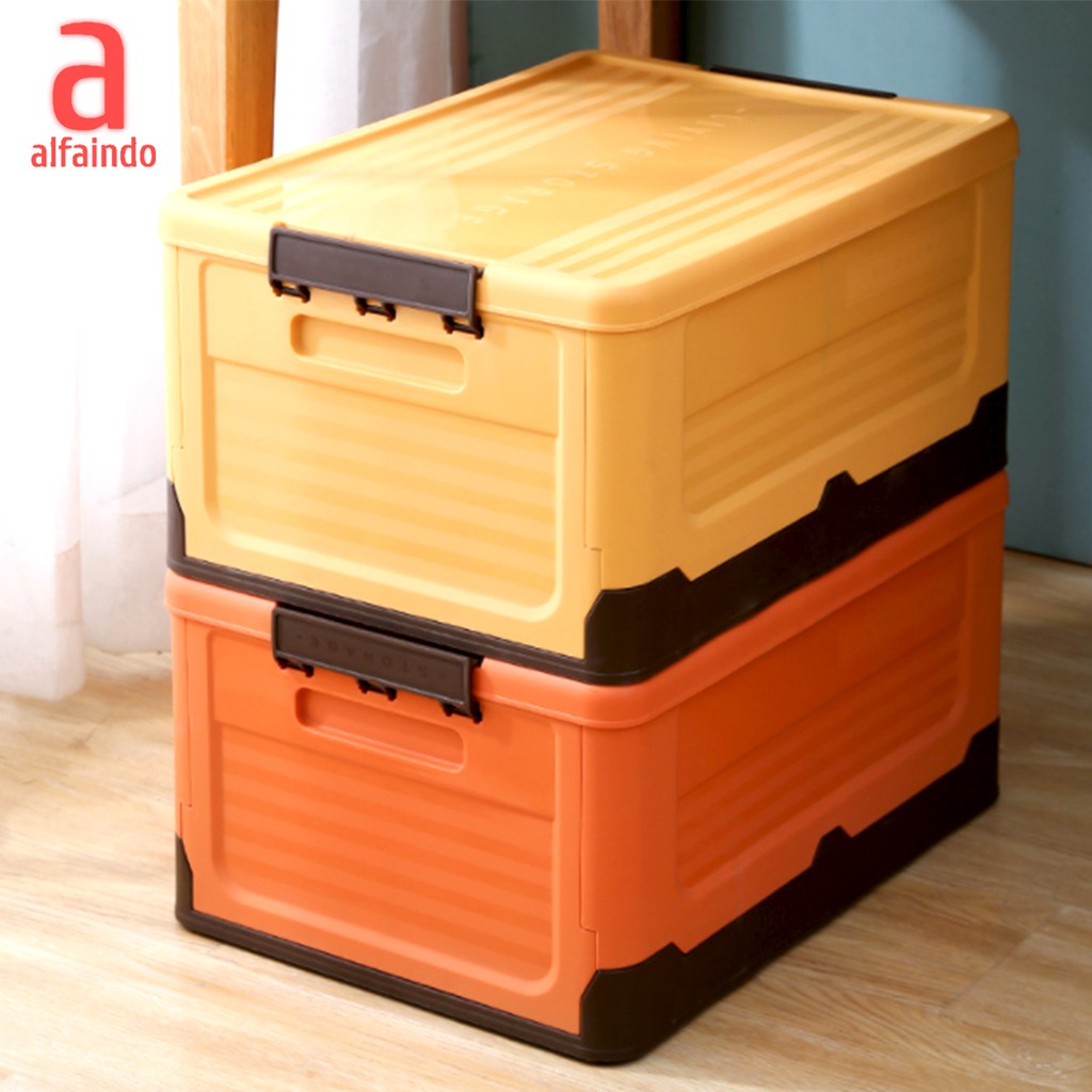 Kotak Penyimpanan Plastik Box Container Lipat Serbaguna SMALL Portable Kotak Organizer BC001