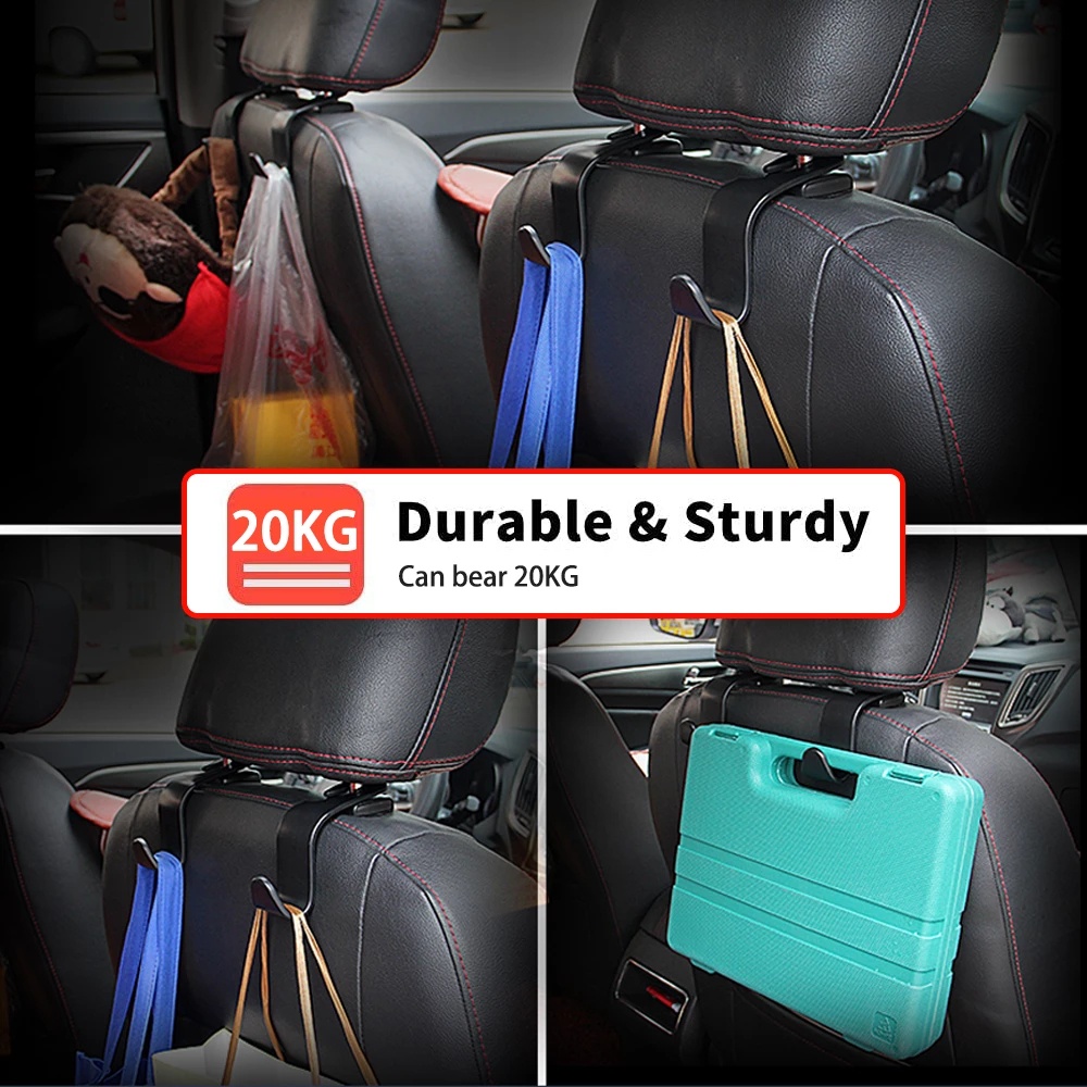 [Stock ] Universal  Car Seat Headrest Hook / Car Back Seat Organizer Hanger Storage Hook /S Type Car  Storage Organize