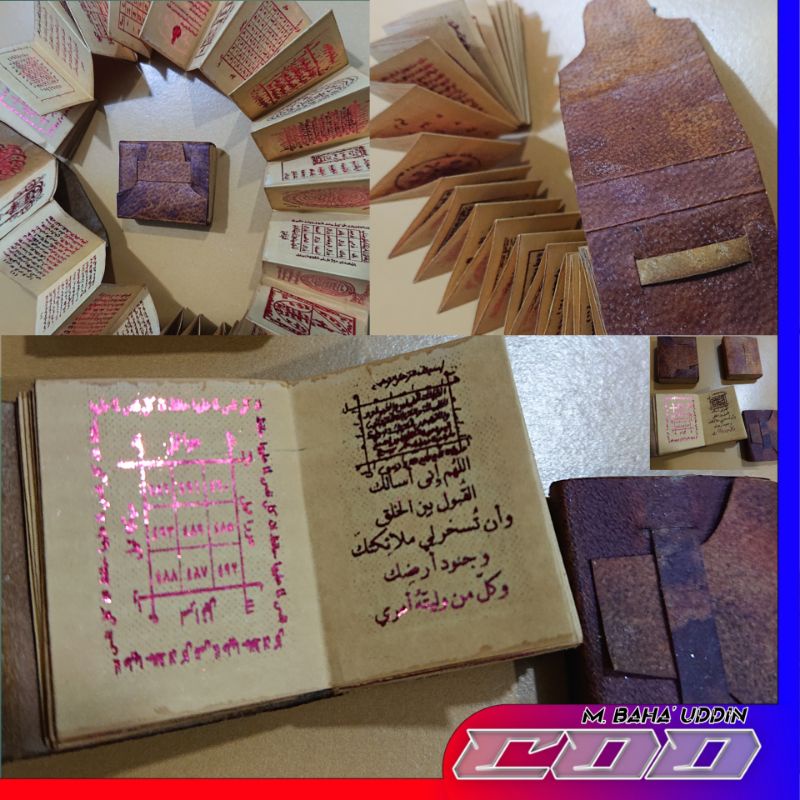 (Bisa COD) setambul andarun tinta merah sampul kulit TANPA wadah