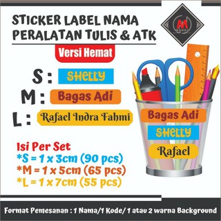  CUSTOM  NAMA  SUKA SUKA Label Nama  Custom  Stiker  Label 