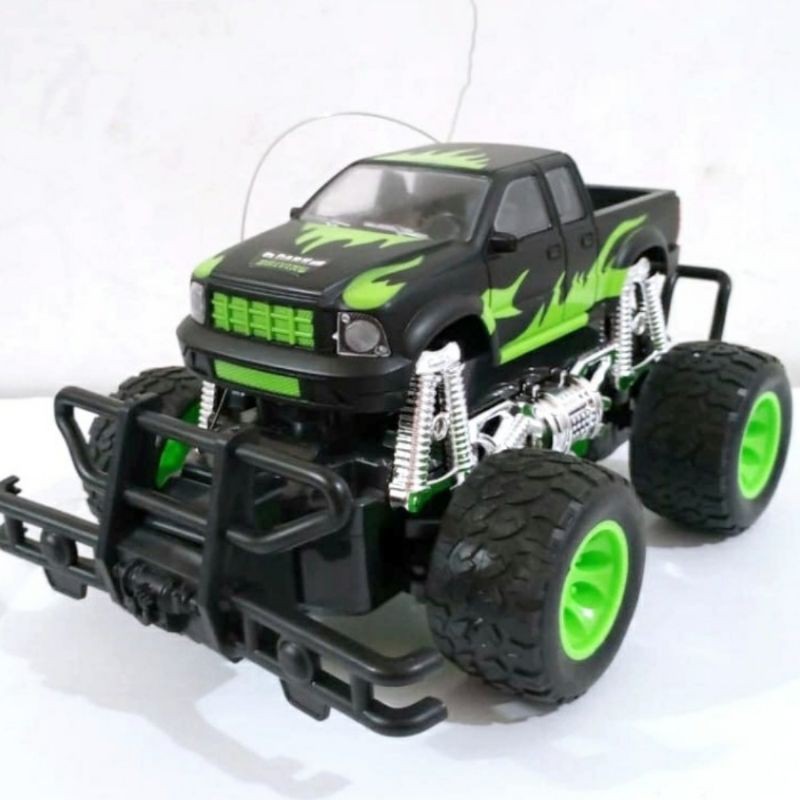 Remote Control Mobil Monster Jeep Drag Racing Ban Besar