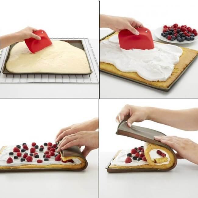 SILICONE CAKE ROLL MAT BAKING PAN ROASTING MATT ALAS BOLU GULUNG SILIKON TATAKAN SWISS KUE SILICON