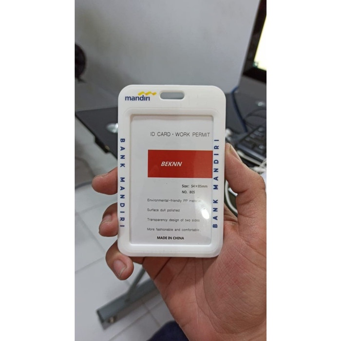 Gantungan Kartu Nama ID Card / Name tag / Card Holder / Tempat ID Card / Casing 2 SISI