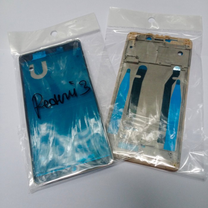 Frame tulang tatakan lcd xiaomi Redmi 3 / Redmi 3s - Gold /CROWN