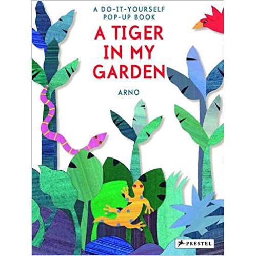 TIGER IN MY GARDEN: A DO-IT-YOURSELF POP- UP BOOK Original 100%