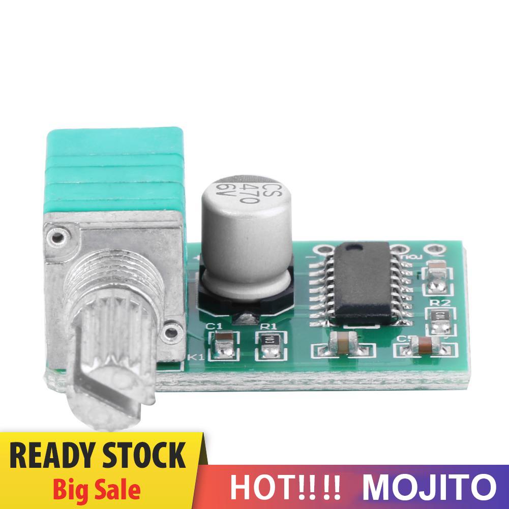 MOJITO Mini PAM8403 5V Power Audio Amplifier Board 3Wx2 w/Switch Potentiometer USB