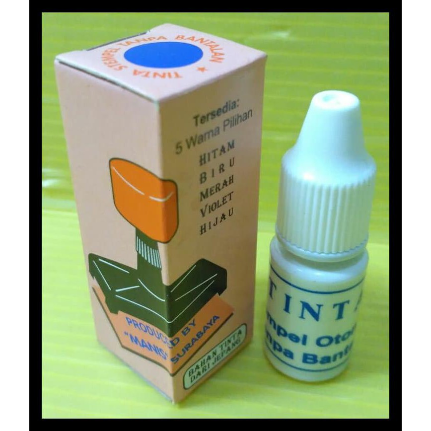 

Big Sale Tinta Stempel Otomatis Tanpa Bantalan Warna Biru Barang Bagus