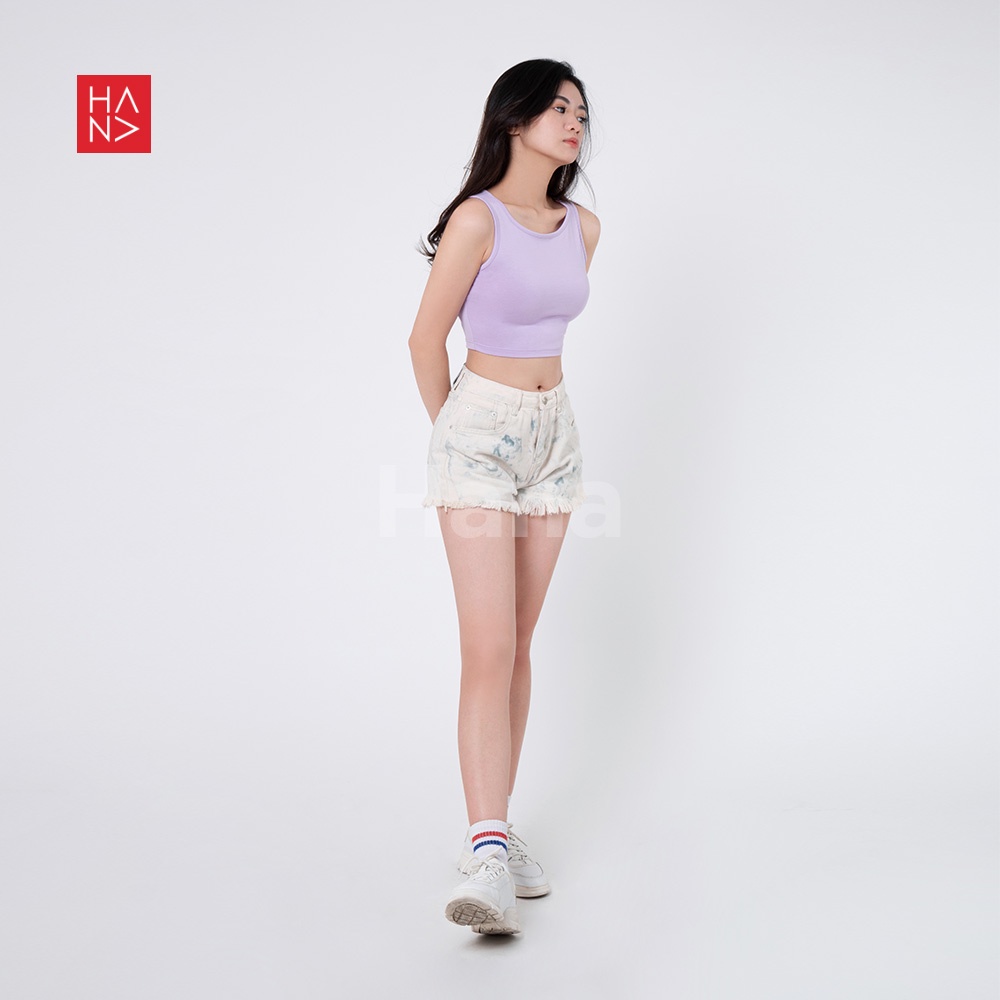 Sita Crop Tank Top Murah Atasan Wanita Murah - TT007-Lilac