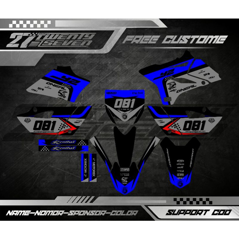 DECAL YZ 85 NEW CUSTOME DECAL YZ 85 FULL BODY DECAL YZ 85