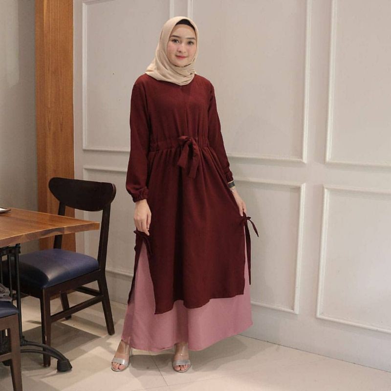 BELLA MAXY DRESS MUSLIM l baju wanita l baju gamis l dress l gamis l  baju gamis l fashion wanita