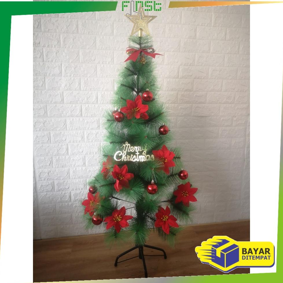 

FH-C209 POHON NATAL 150CM 5F / CHRISTMAS TREE JARUM / DEKORASI RUMAH HIASAN NATAL POHON CEMARA /