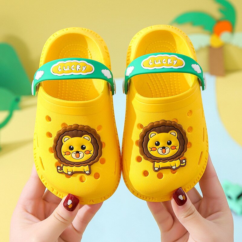 Sandal Anak Laki-Laki Perempuan Import Lucky Lion SRF257 Motif Hewan Lucu