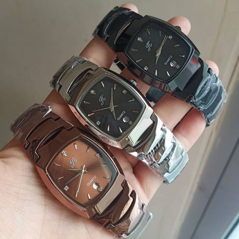 Free Box Jh 8413 Jims Honey Couple ( harga satuan) Jam tangan pria wanita