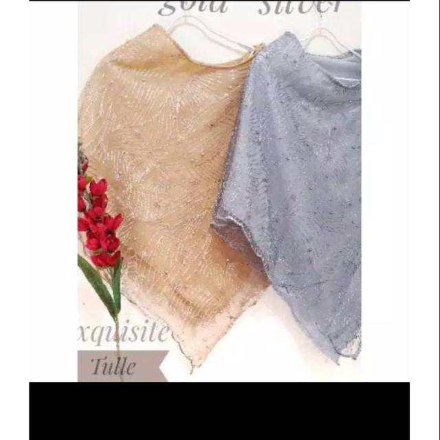 SALE CAPE TILLE Outer/Exquisite Tulle Cape/Outer Tile kebaya FREE masker kain