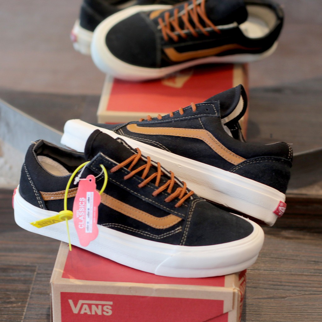 TERLARIS SEPATU V OLDSKOOL BLACK LIST TAN TERBARU LIMITED EDITION