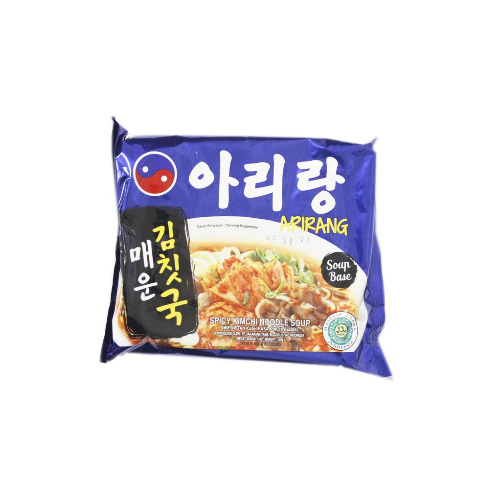 

ARIRANG SPICY KIMCHI NOODLE SOUP 120G