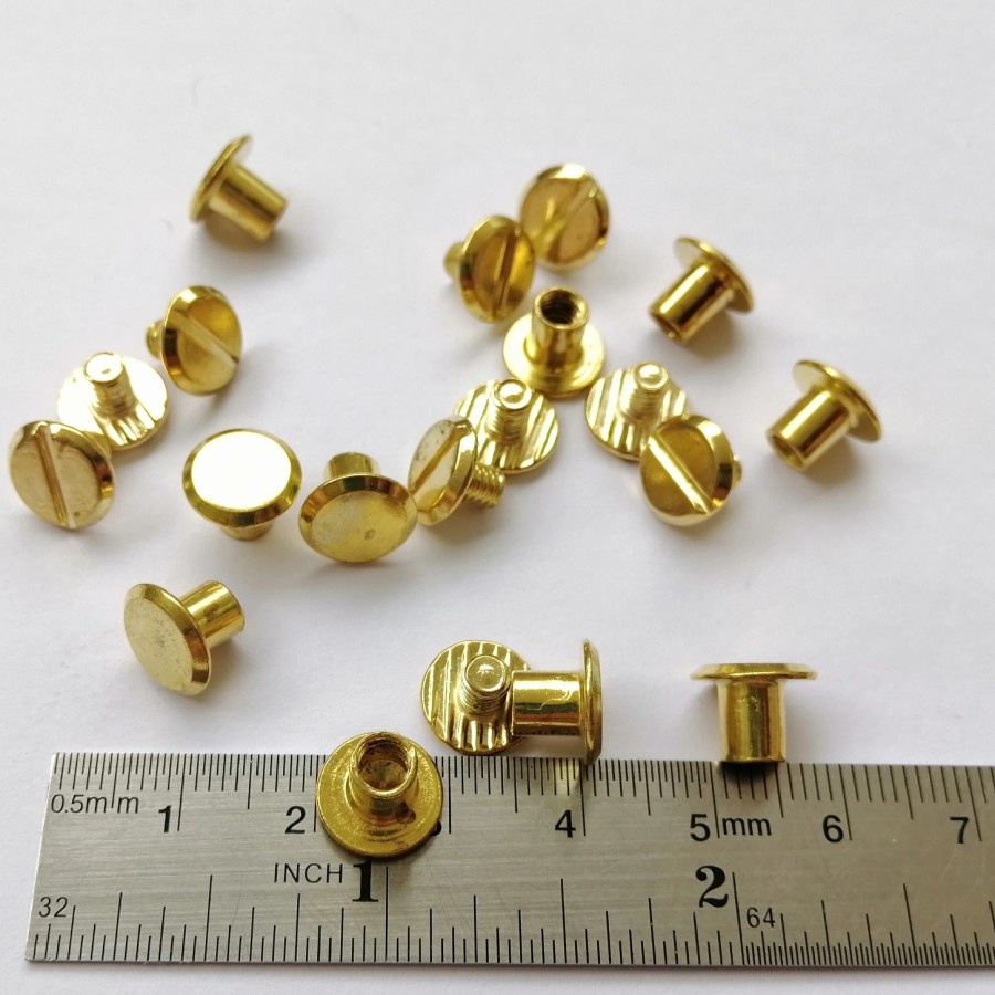 M2 Baut Skrup Screw Paku Rivet GOLD - Baut Agenda