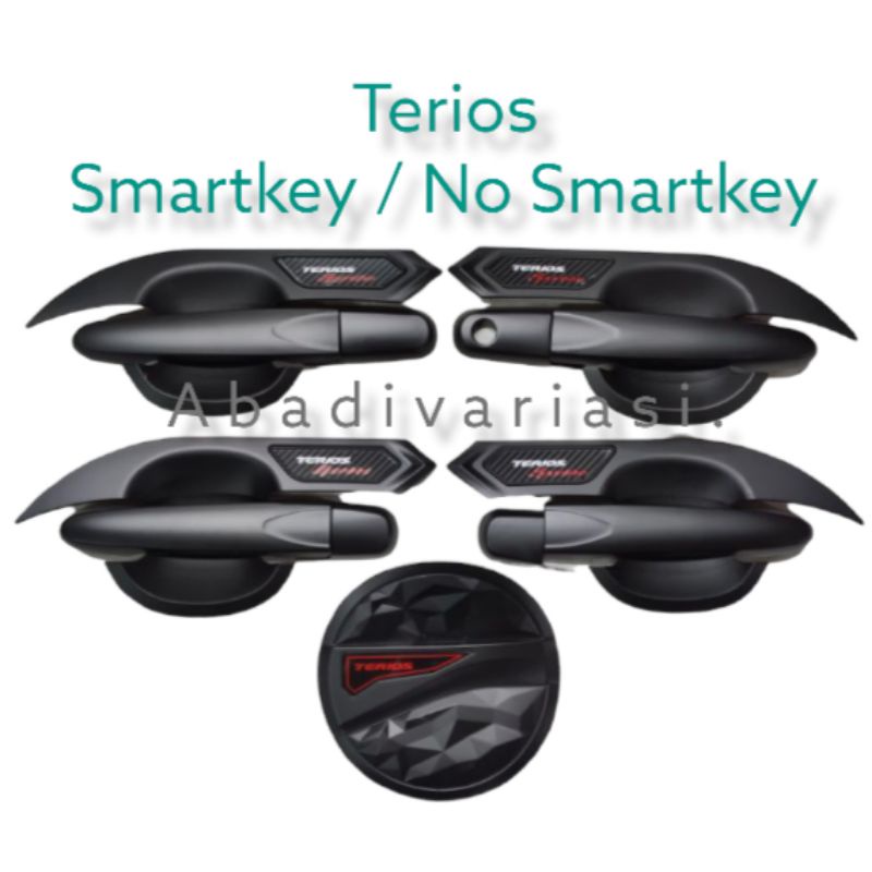 Paket Outer Handle Tank Cover Diamond Mobil Terios Smartkey / No Smartkey