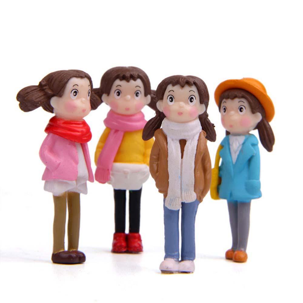 [Elegan] Miniatur Lucu DIY Rumah Boneka Mikro Lanskap Lumut Dekorasi Rumah PVC Peri Taman Patung