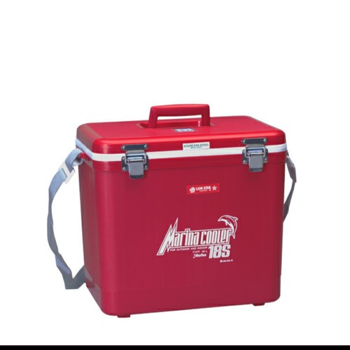Marina Cooler Box 18 S 16Liter LionStar/Box Ice/Kotak Es - Merah